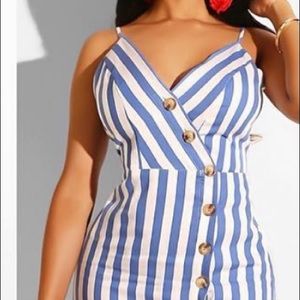 New Women Stripe Dress